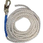 FallTech 8200T Vertical Lifeline with Snap Hook and Taped End, 100-Foot