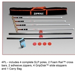 Zipwall 4 Pack Plus Barrier System 4PL Lowest Prices On The Web