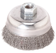 Bosch WB509 3'' Cup Brush Knotted Carbon Steel Wire Wheel
