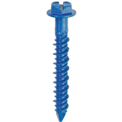 Powers Tapper+ 1/4'' x 1-1/4'' Blue Hex Washer Head 2720SD (100/Box)