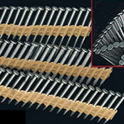 Aerico 90 .44 x 2'' Smooth Plastic Collated Pins (2,500 Pins/Case)