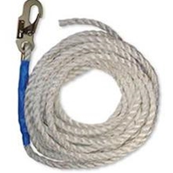 FallTech 8200T Vertical Lifeline with Snap Hook and Taped End, 100-Foot
