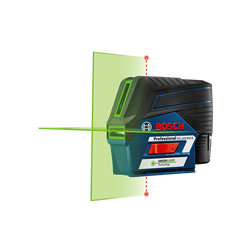 Bosch GCL100-80CG 12V Max Connected Green-Beam Cross-Line Laser with Plumb Points