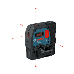 Bosch GLP5S, Five-point self-leveling alignment laser, GPL 5S, GPL, five-point, self-leveling alignment laser
