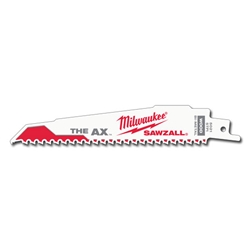 MILWAUKEE AX Sawzall Blade (5 Per Pk) 5/8 Tooth - 6" 48-00-5021